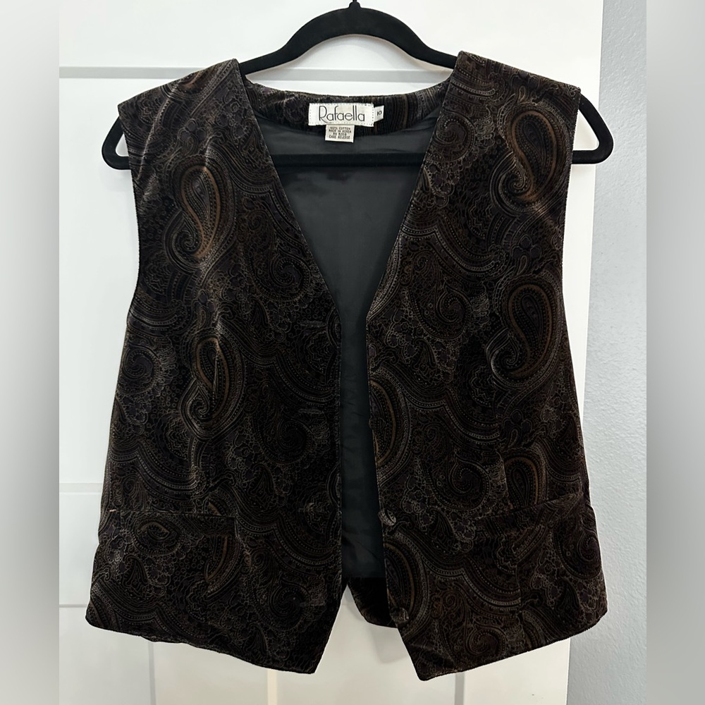 Vintage Velvet Vest